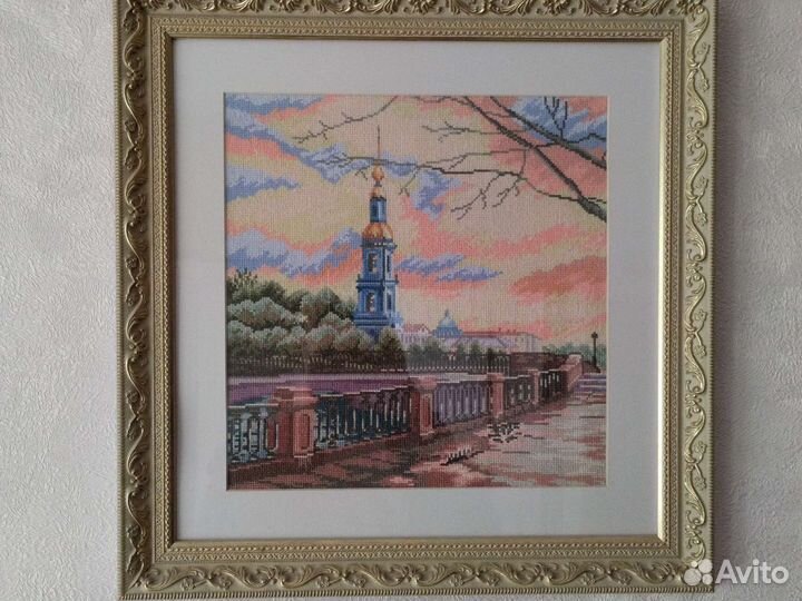 Картина вышитая крестом