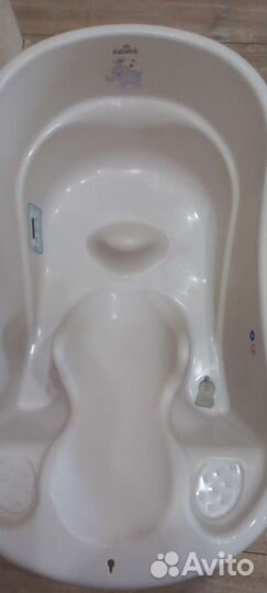 Детская ванночка для купания с горкой KidWick