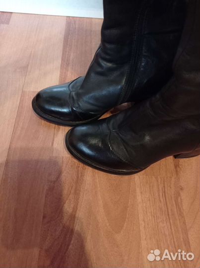 Сапоги женские. Нат.кожа. Зима