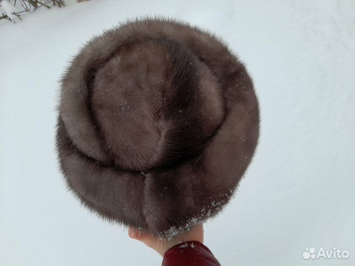 Шапка норковая женская