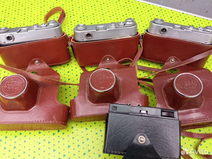 Плёночный фотоаппарат СССР фэд 3 ломо