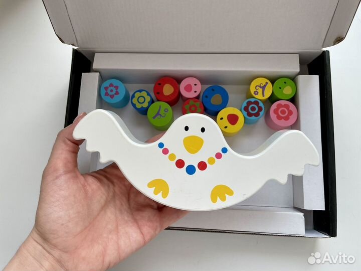 Bondibon птичка балансир игрушки из дерева