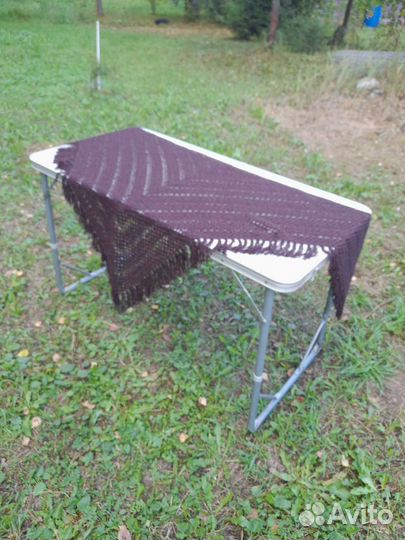 Шаль вязаная. Ручная работа