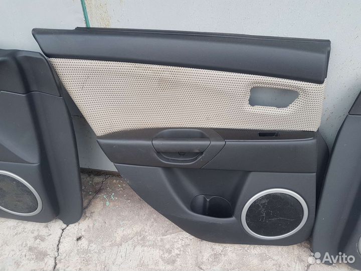 Карты дверные mazda 3 bk седан