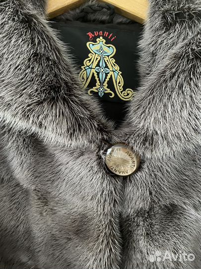 Шуба норковая Avanti с капюшоном 44