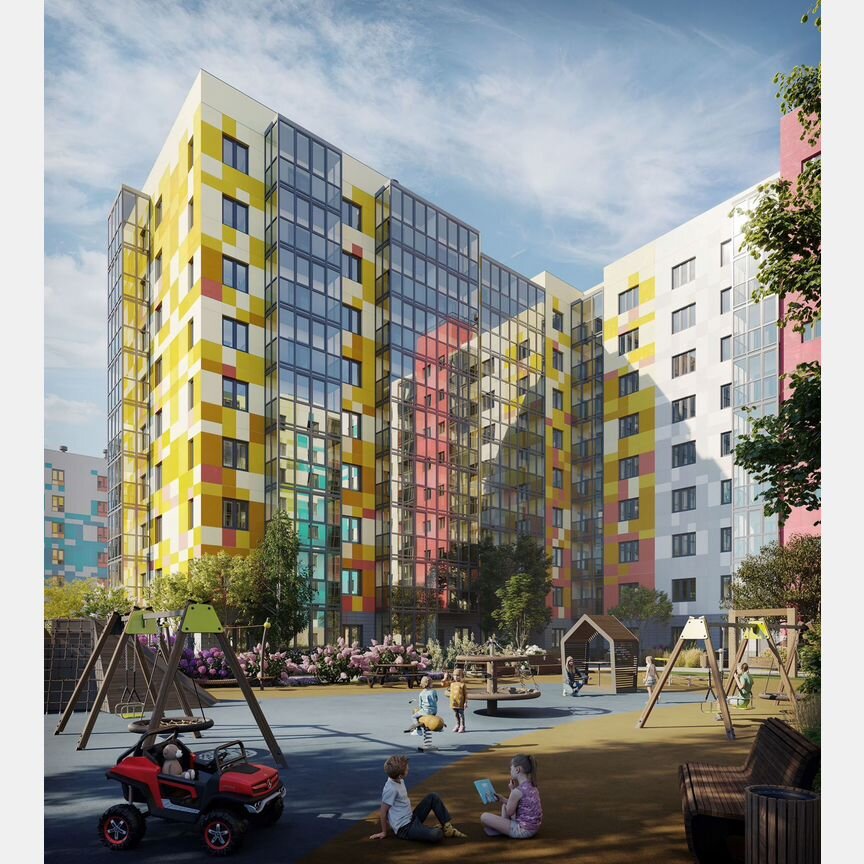 2-к. квартира, 70,7 м², 2/9 эт.