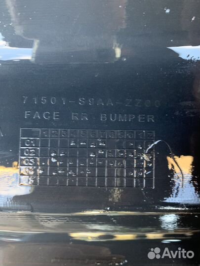 Бампер задний на honda cr-v