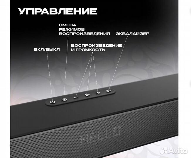 Акустическая система eltronic Саундбар sound slick