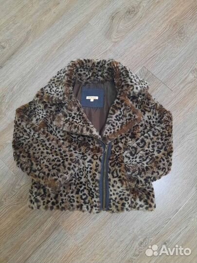 Меховая косуха для девочки