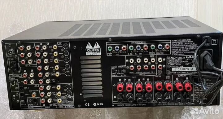 AV ресивер Denon 2802; CD/DVD плеер Denon 800