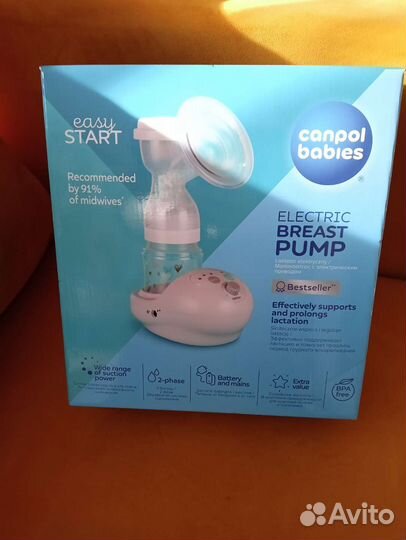 Новый Молокоотсос Canpol электрический