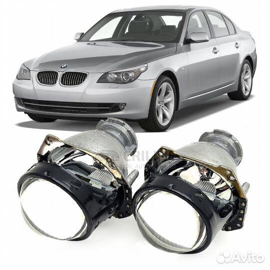 Линзы для BMW 5 Series V E60 рестайл 2007-2010