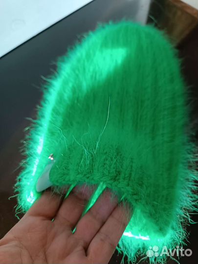 Шапка бини из пуха норки