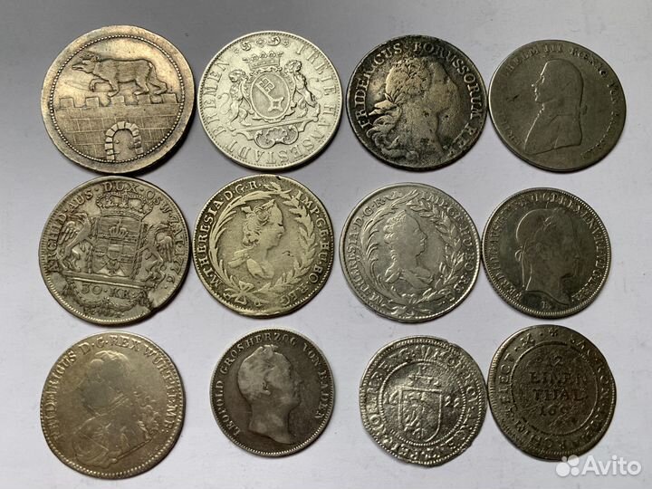 Монеты-15.Серебро.Германия.Австрия