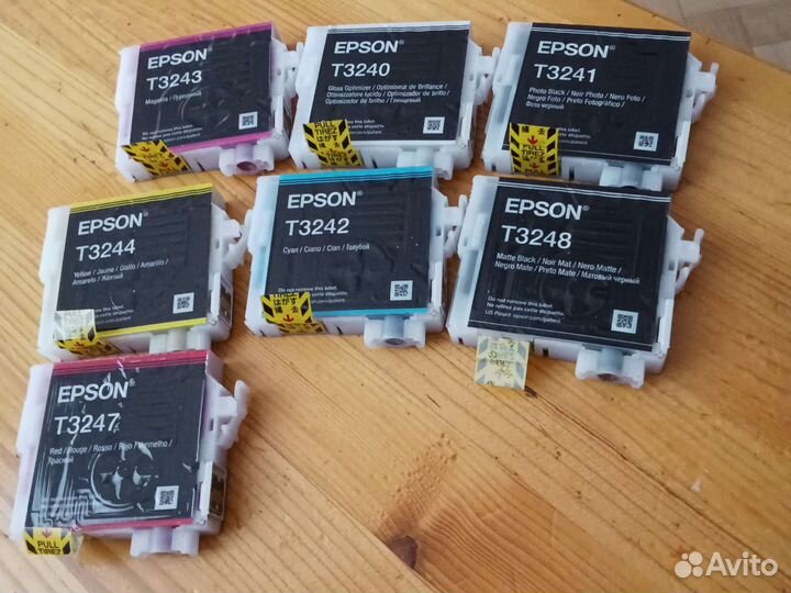 Оригинальные картриджи для принтера epson SC P400