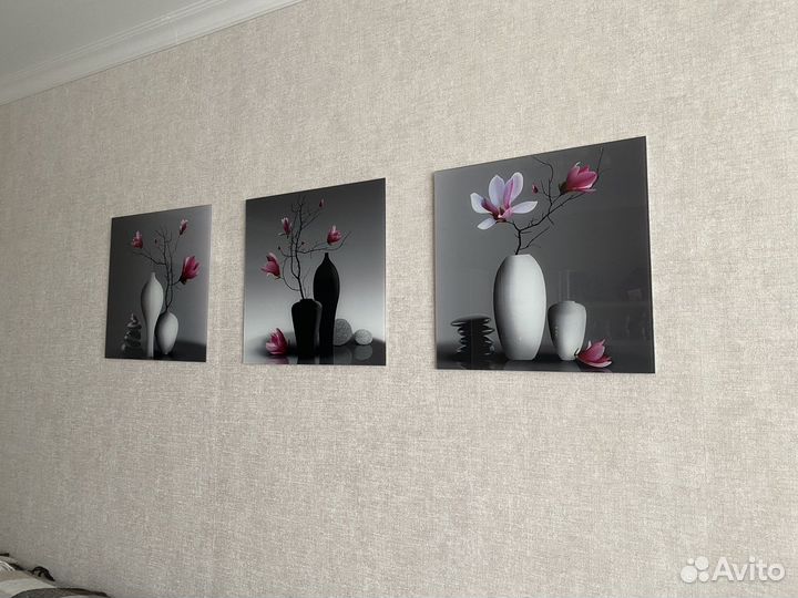 Картины интерьерные 3 шт
