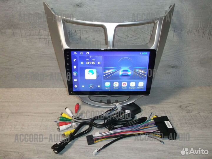 Магнитола 2DIN Hyundai Solaris Android 2/32