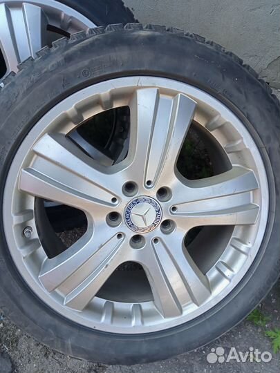 Оригинальные диски на mercedes r18
