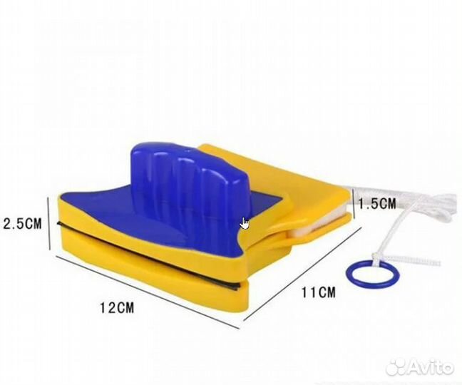 Магнитная щетка для мытья окон