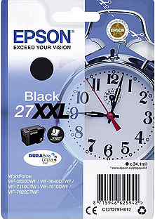 Картридж Epson 27XXL C13T27914012, Black