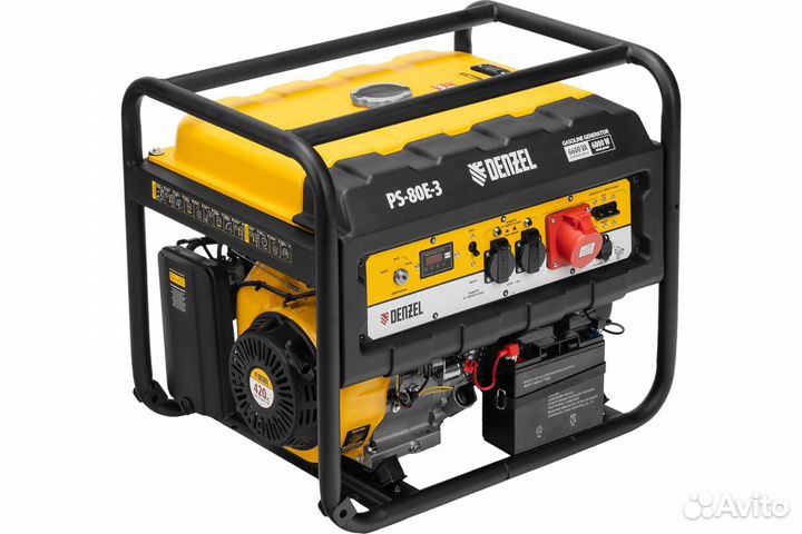 Генератор denzel PS 80 E-3, 6,6 кВт, 220в/380в