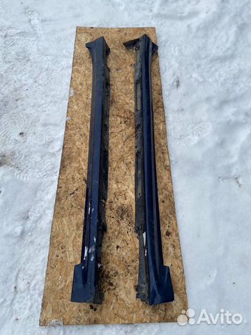 Наружние Накладки порогов Toyota Crown S200