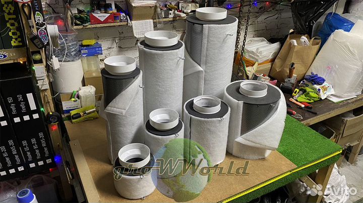 Фильтр воздушный угольный likvidator №1 1,3л угля