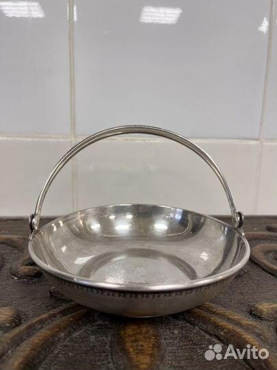 Конфетница мельхиор СССР