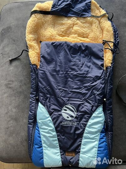 Конверт в коляску санки зимний конверт