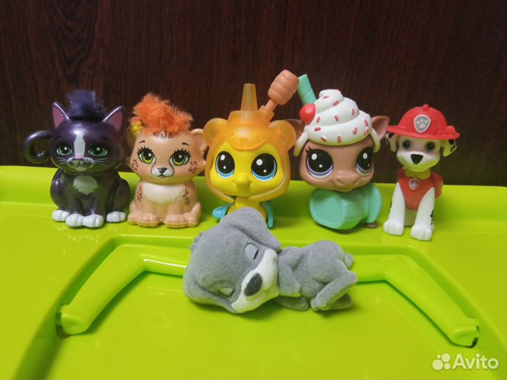 Игрушки из свит бокс,энчантималс,треснутые 3 и др