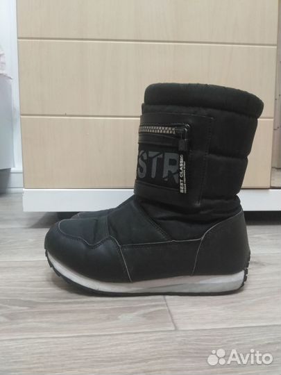 Ботинки дутики зима для мальчика р. 34