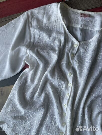 Блуза винтаж Индия вискоза