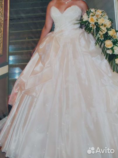 Свадебное платье 46 пышное