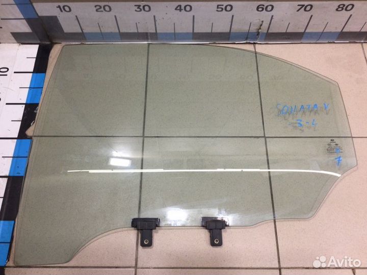 Стекло двери задней левой Hyundai Sonata IV (EF)