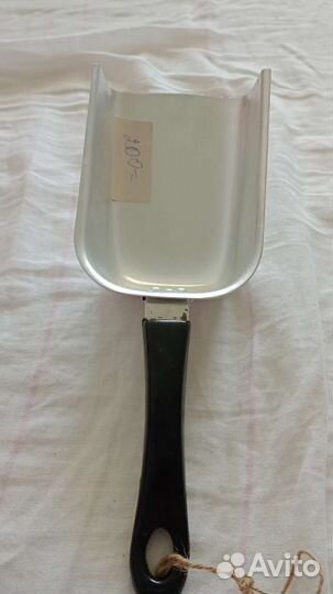 Новый совок металлический с ручкой