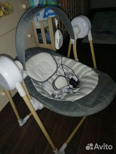 Детские электронные качели для новорожденных