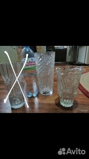 Хрустальная ваза