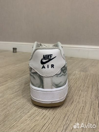 Nike air force sceleton белые