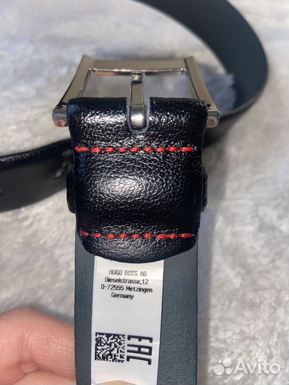 Ремни мужские (Hugo, Hugo Boss) из нат.кожи