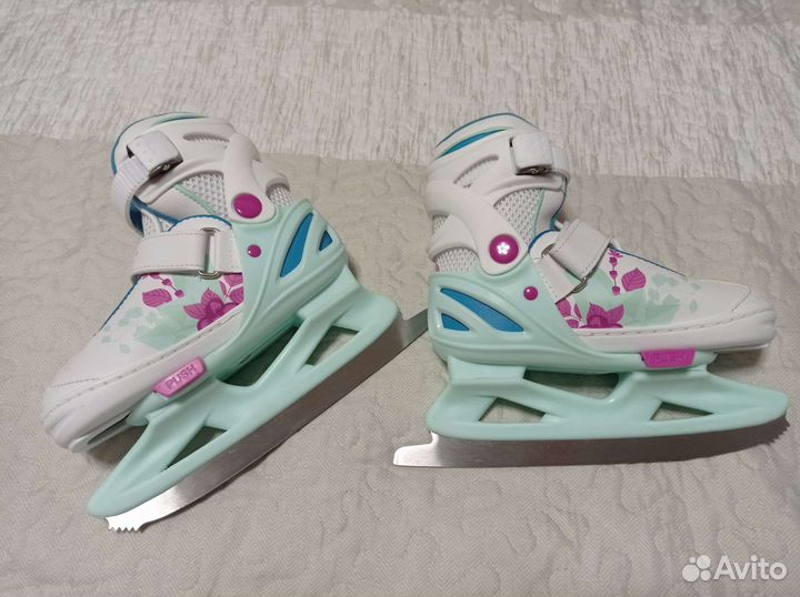 Коньки детские раздвижные р. 26-31