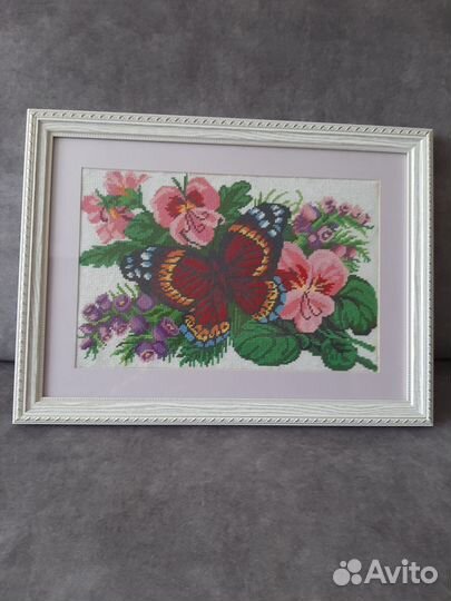 Картина вышивка