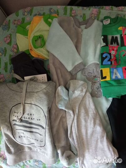 Детские вещи пакетом от 0 до года для мальчика