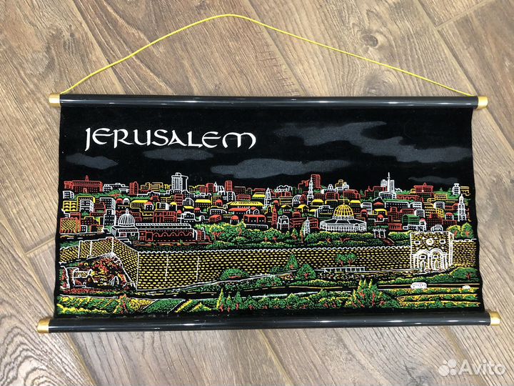 Декоративное панно на стену из бархата