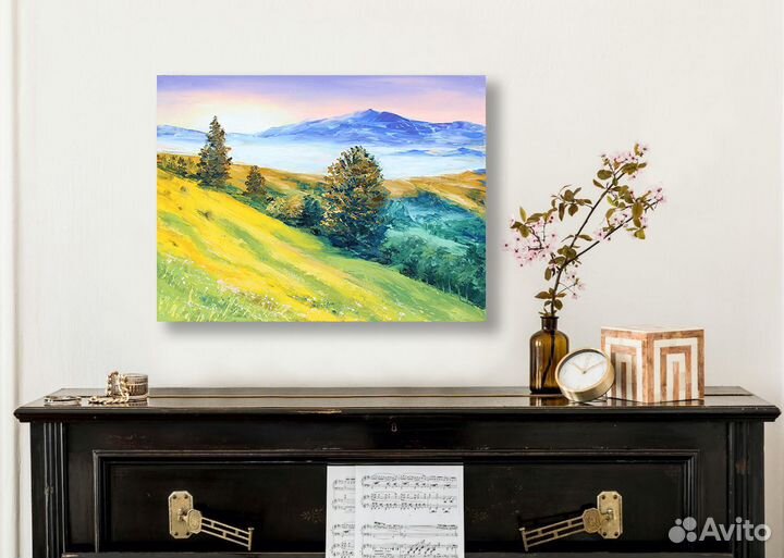 Картина маслом пейзаж 