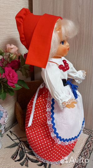 Кукла Алёнушка Красная Шапочка СССР