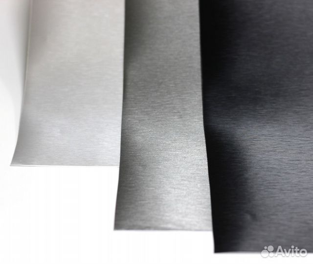 Автовинил шлифованный алюминий черный