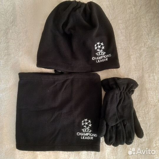 Набор шапка,перчатки,снуд 3 в 1