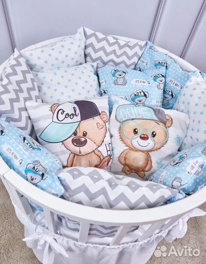 Комплект с бортиков с одеялом