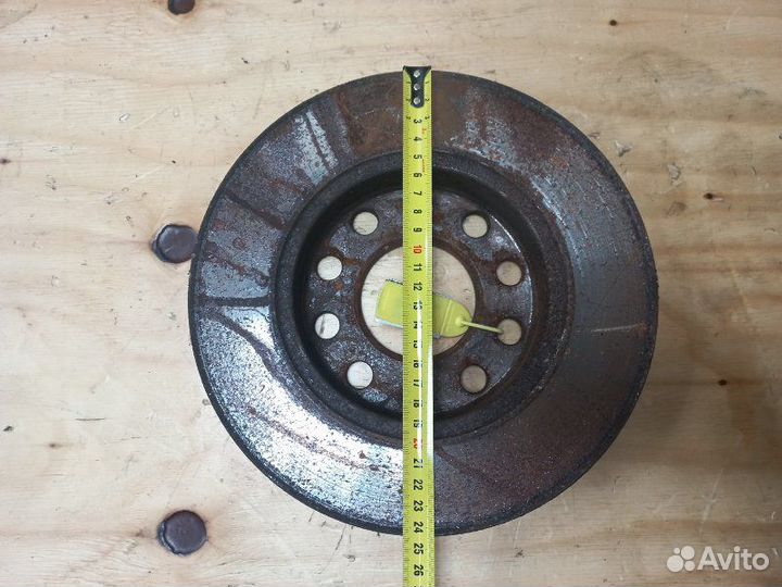 Диск тормозной лев. зад. audi A4