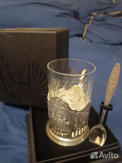 Подстаканник серебро ржд